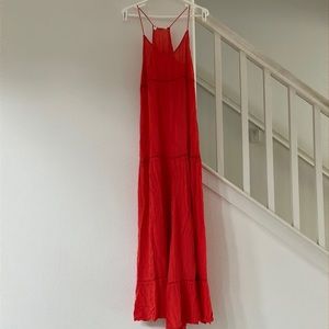 Coral H&M maxi dress